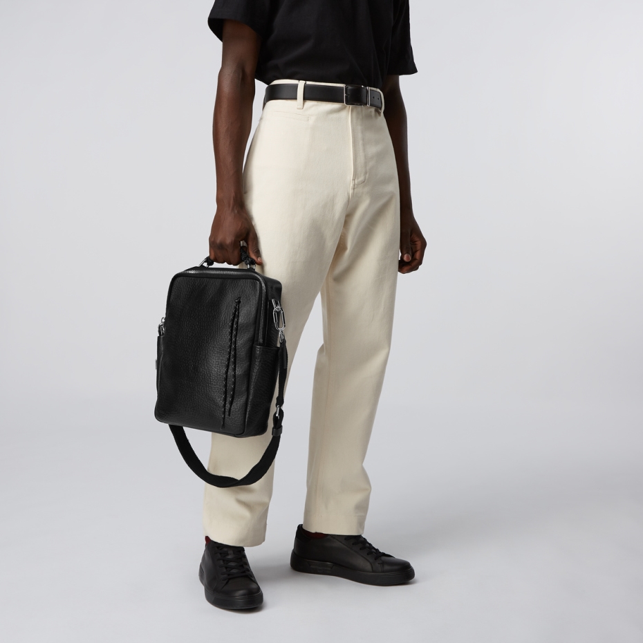 Melns Ecco Keramikas Tech-bag Kompakts Lv