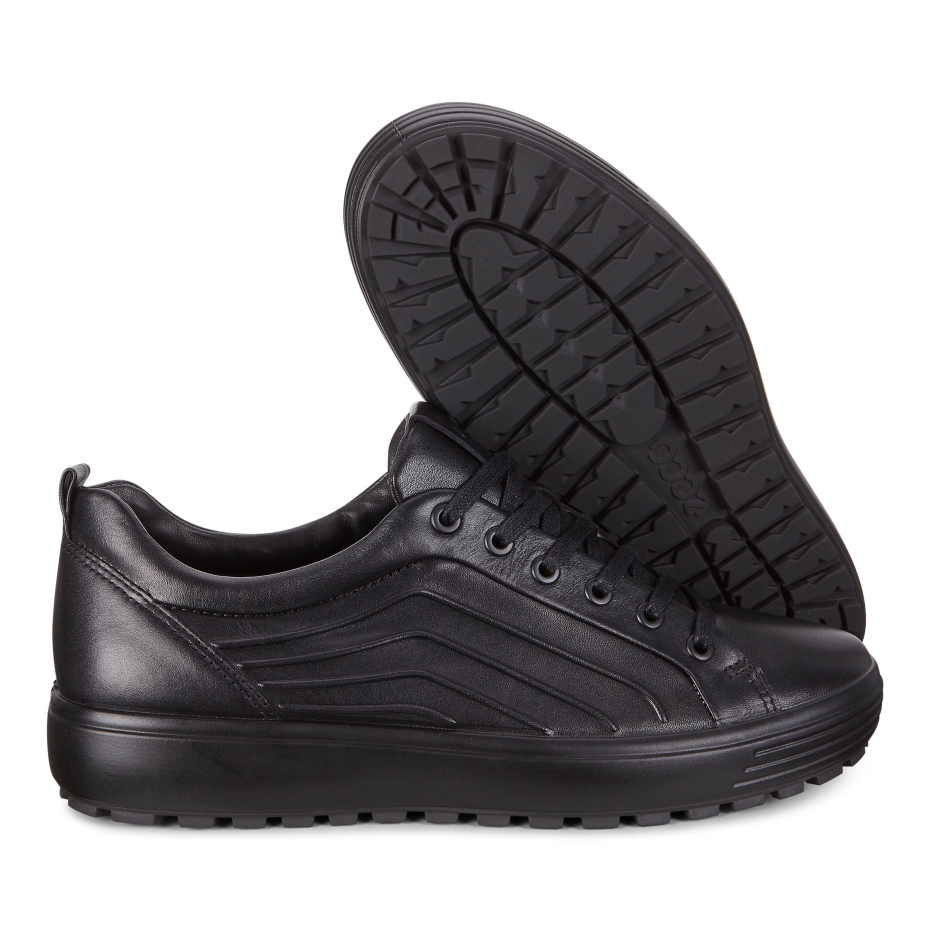 Black Ecco Soft 7 Tred Mens Lv