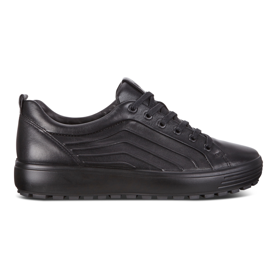 Black Ecco Soft 7 Tred Mens Lv