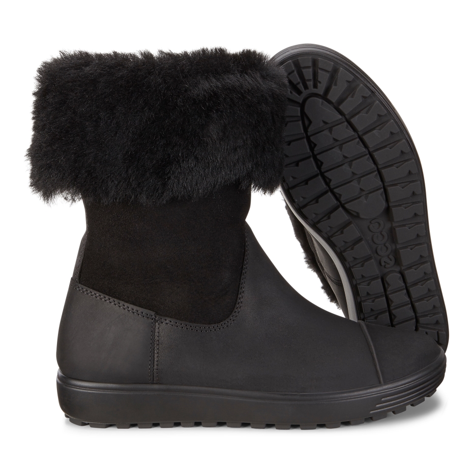 Melns Ecco Soft 7 Tred Sieviešu Lv