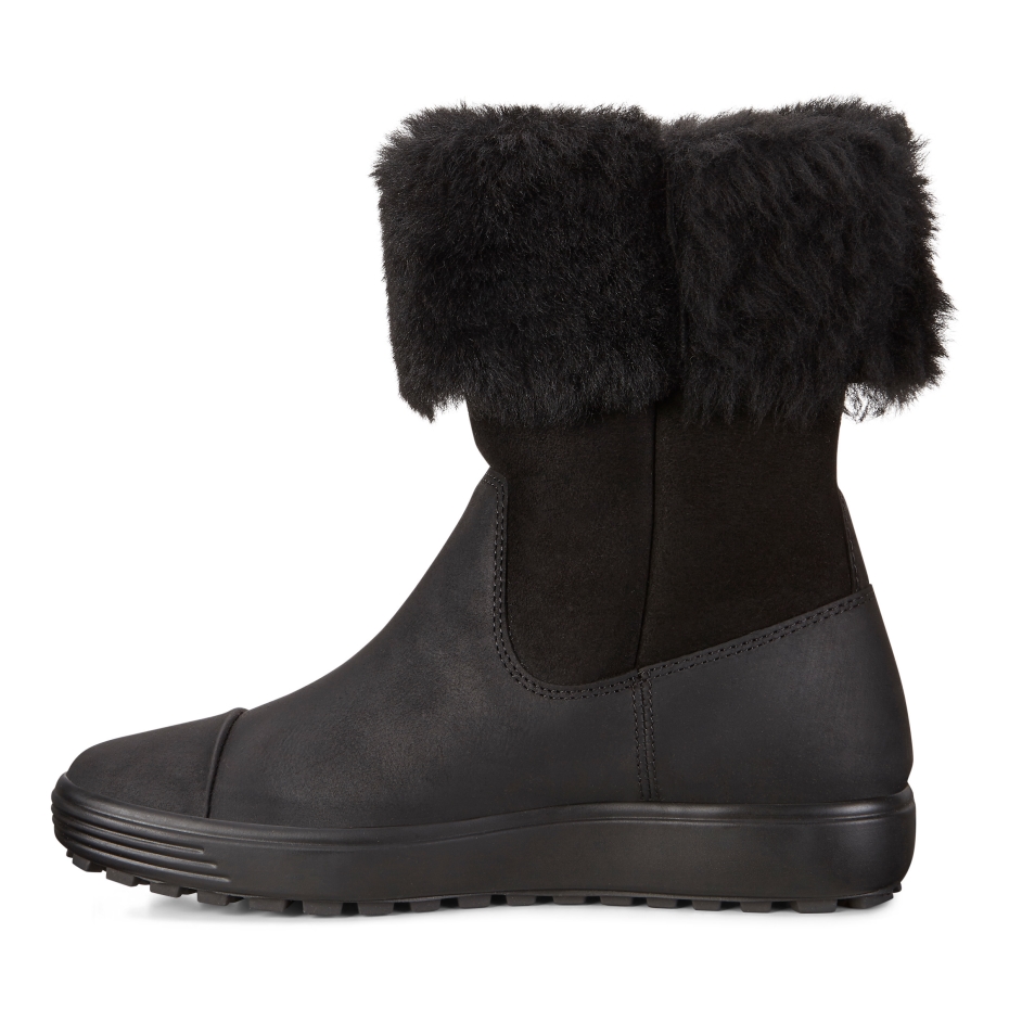 Melns Ecco Soft 7 Tred Sieviešu Lv