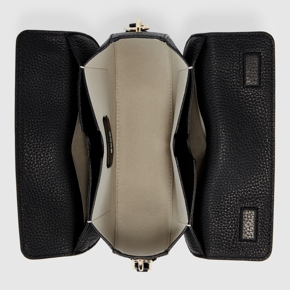 Melna Textureblock Kasešu Soma Compact Ecco Lv