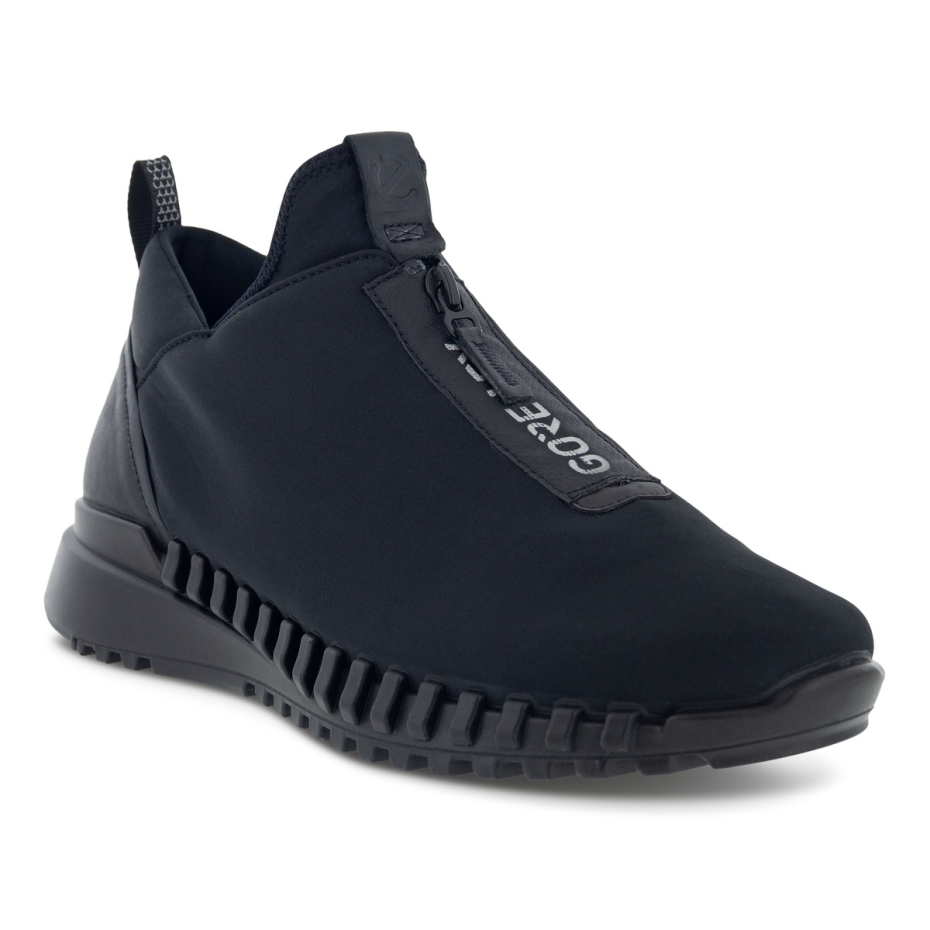 Ecco Black Zipflex M Lv