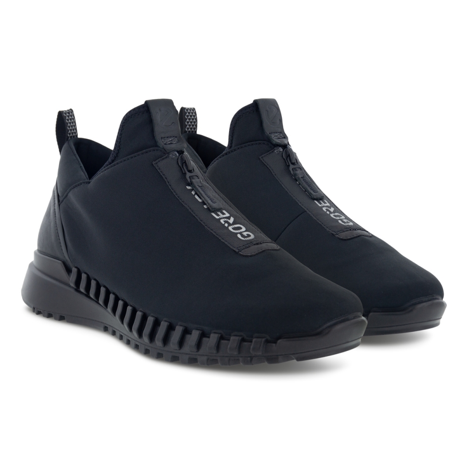 Ecco Black Zipflex M Lv
