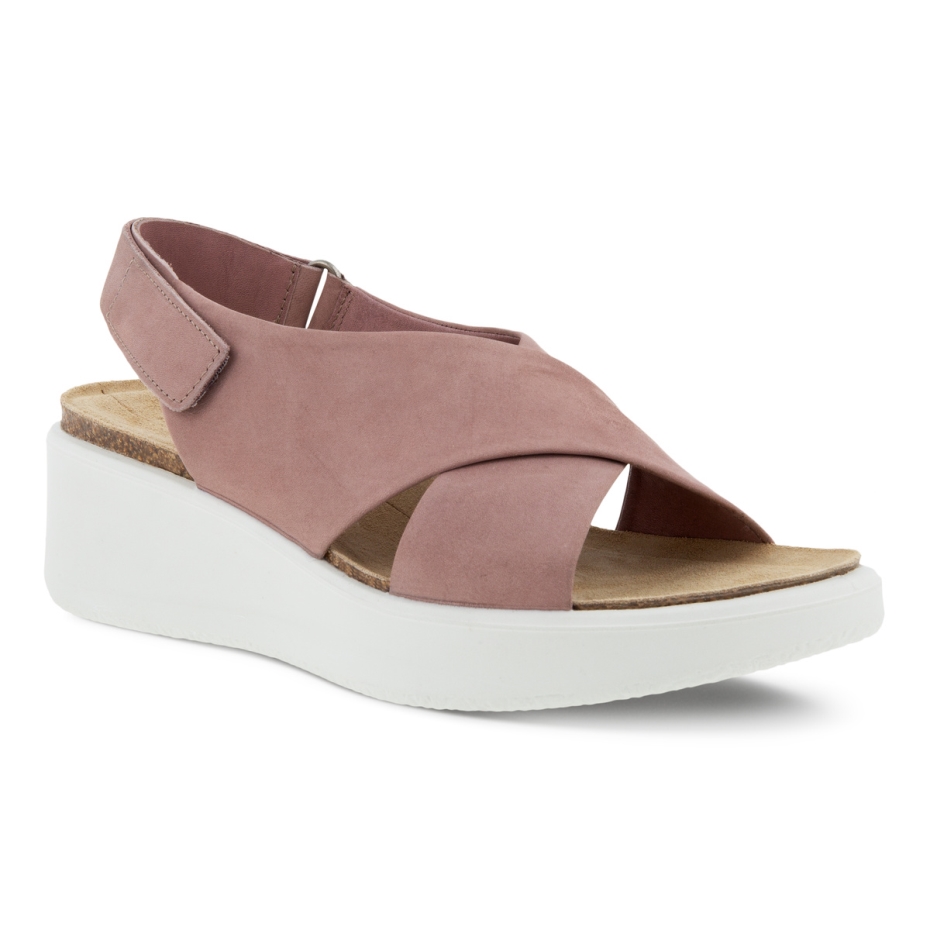 Flowt Wedge Cork Ecco Rose Lv