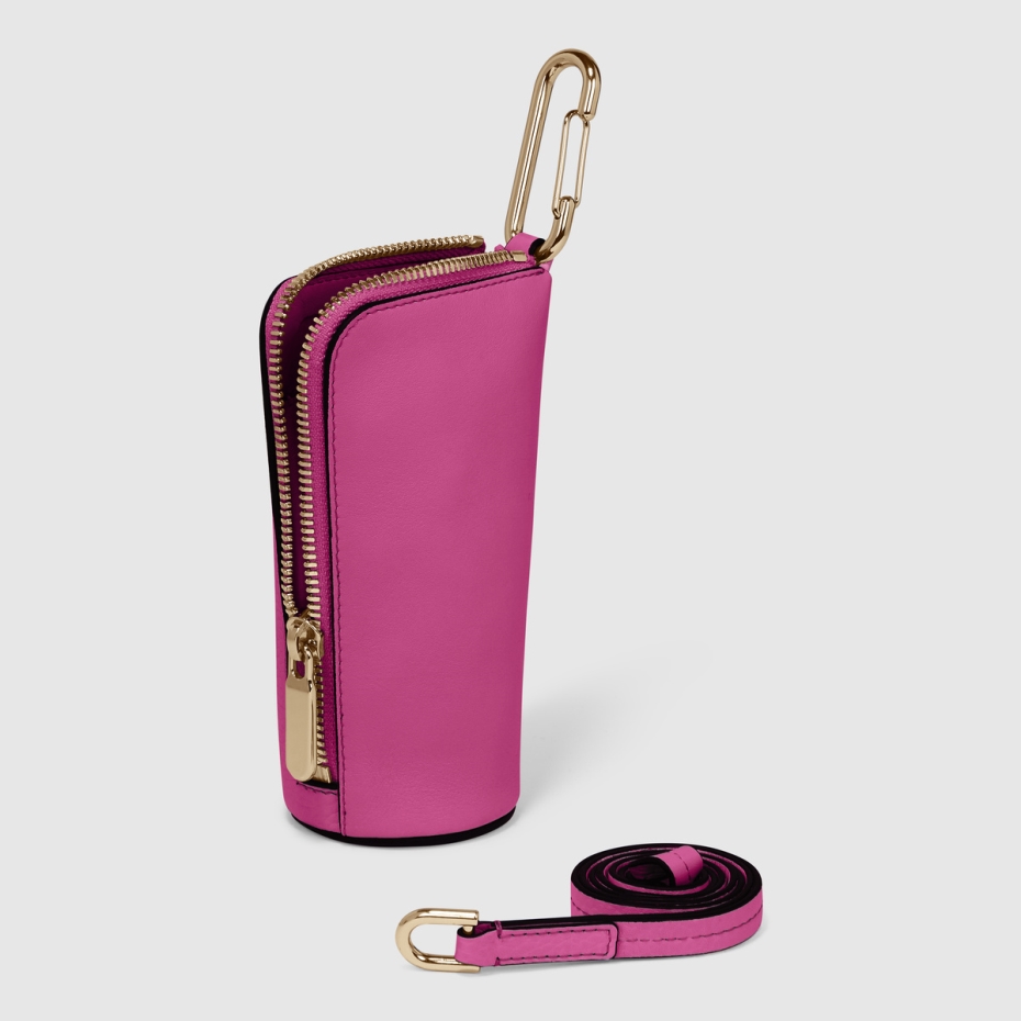 Fuchsia Ecco Textureblock Midi Pouch Lv